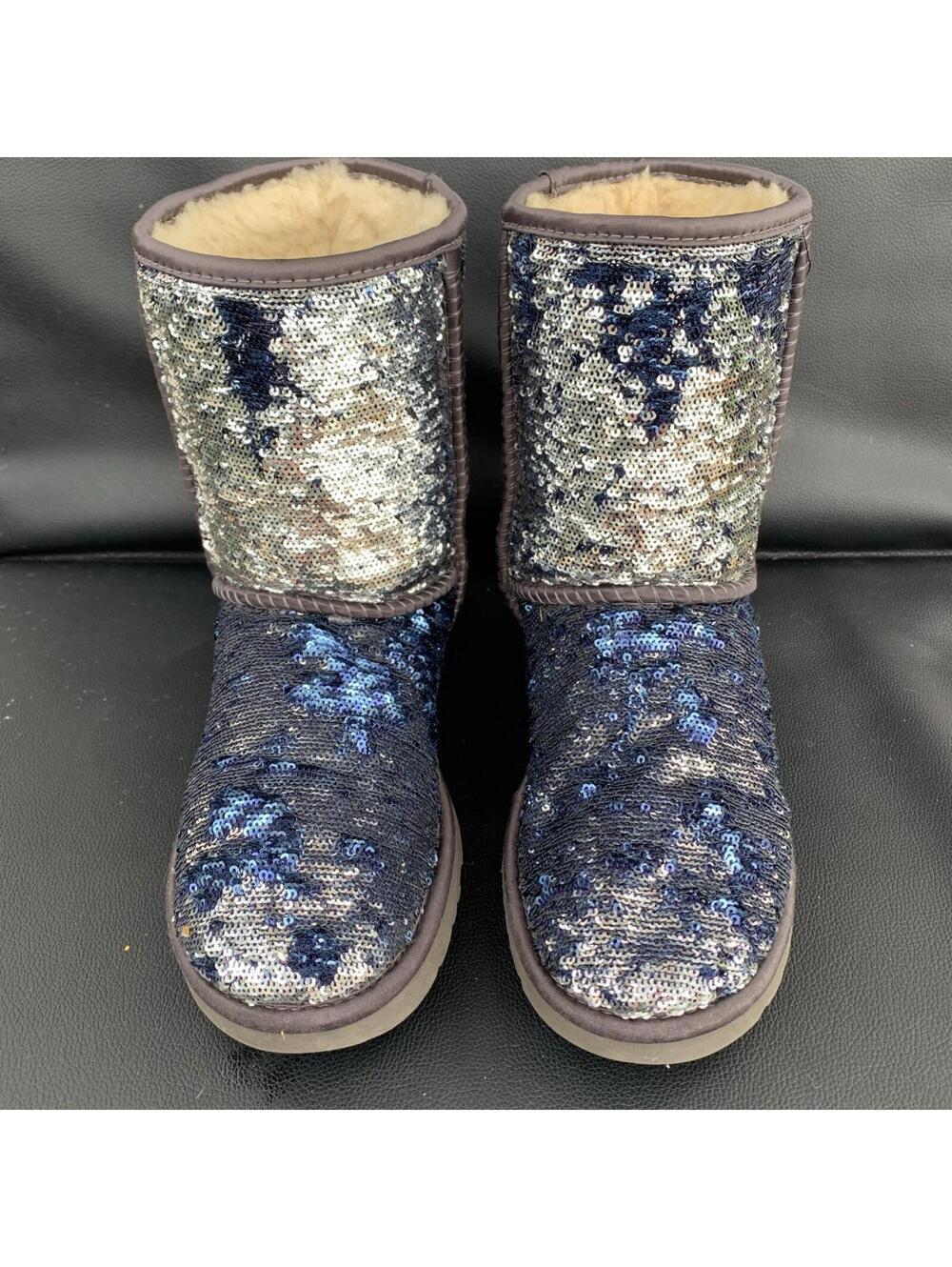 Ugg Australia Womens Classic Short Sequin Boot Size 7 US/5.5 /UK/38EURO